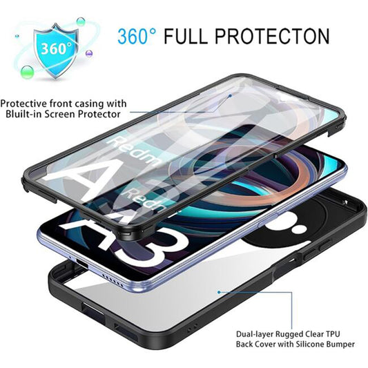 Hülle für Xiaomi Redmi A3x / A3, Techsuit, ColorVerse 360, Lila