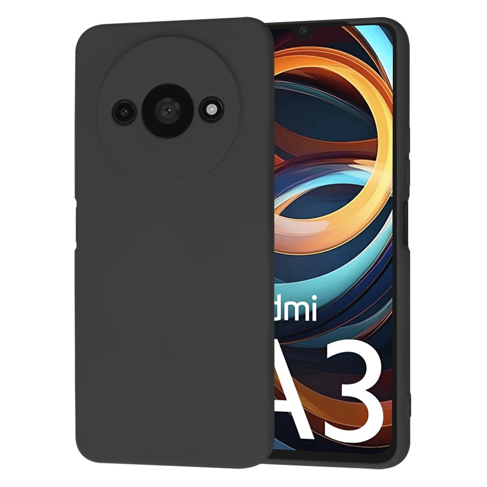 Case for Xiaomi Redmi A3x / A3, Techsuit, SoftFlex, Black