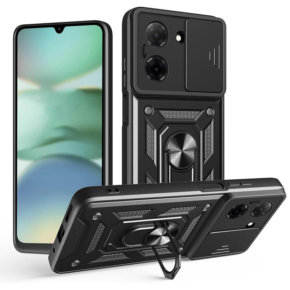 Hülle für Xiaomi Redmi A5 4G (Standard), Techsuit, CamShield, Schwarz