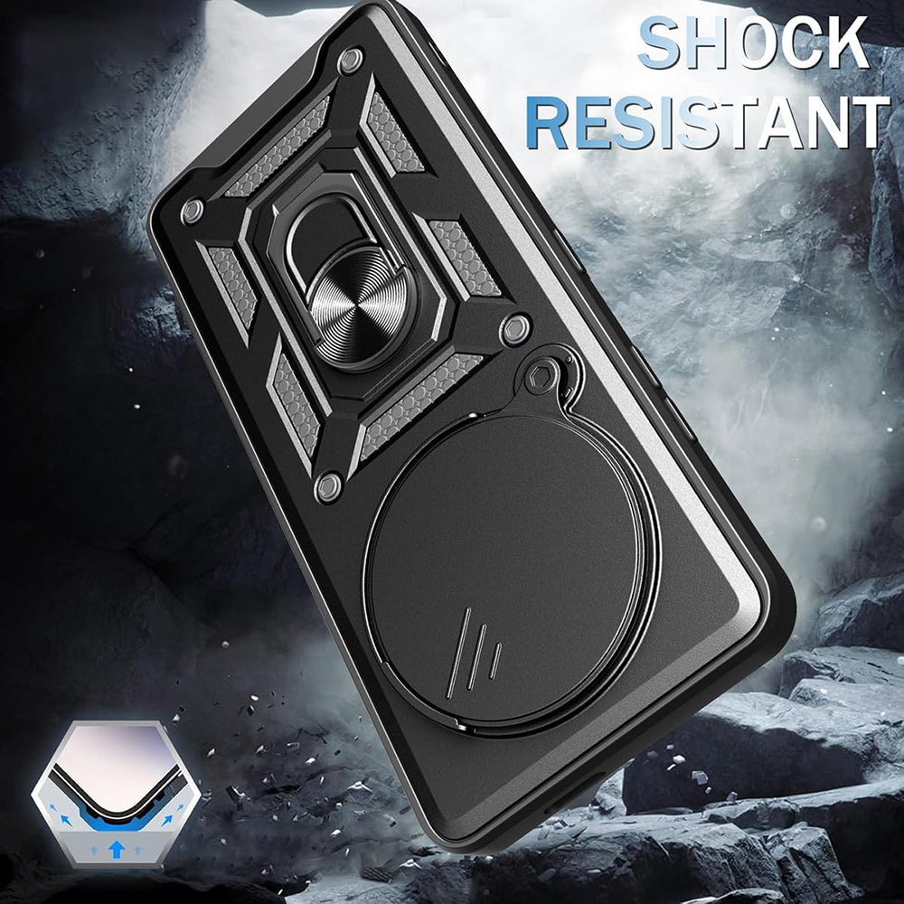 Hülle für Xiaomi Redmi A5 4G (Standard), Techsuit, CamShield, Schwarz
