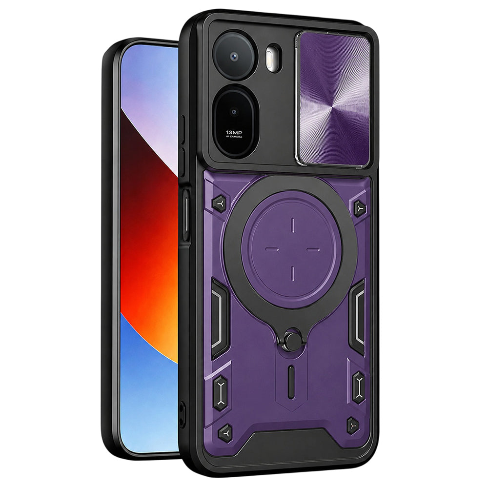 Hülle für Xiaomi Redmi A7 Pro 4G, Techsuit, CamGuard Pro, Lila