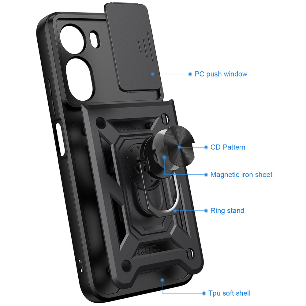 Hülle für Xiaomi Redmi A7 Pro 4G, Techsuit, CamShield, Gold