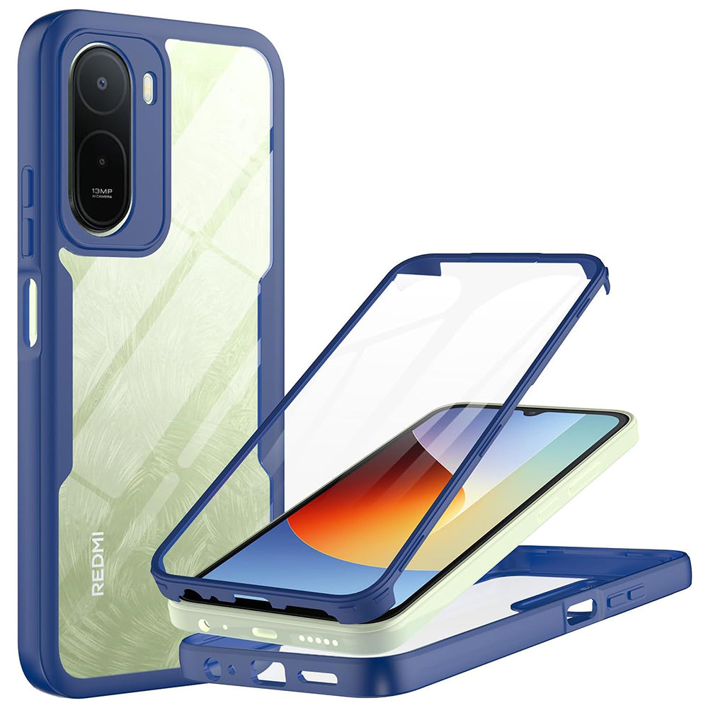 Hülle für Xiaomi Redmi A7 Pro 4G, Techsuit, ColorVerse 360, Blau