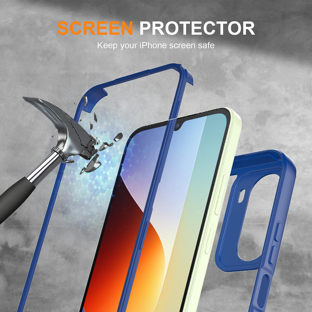Hülle für Xiaomi Redmi A7 Pro 4G, Techsuit, ColorVerse 360, Blau
