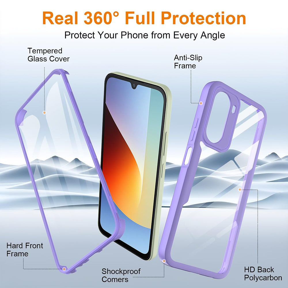 Hülle für Xiaomi Redmi A7 Pro 4G, Techsuit, ColorVerse 360, Lila