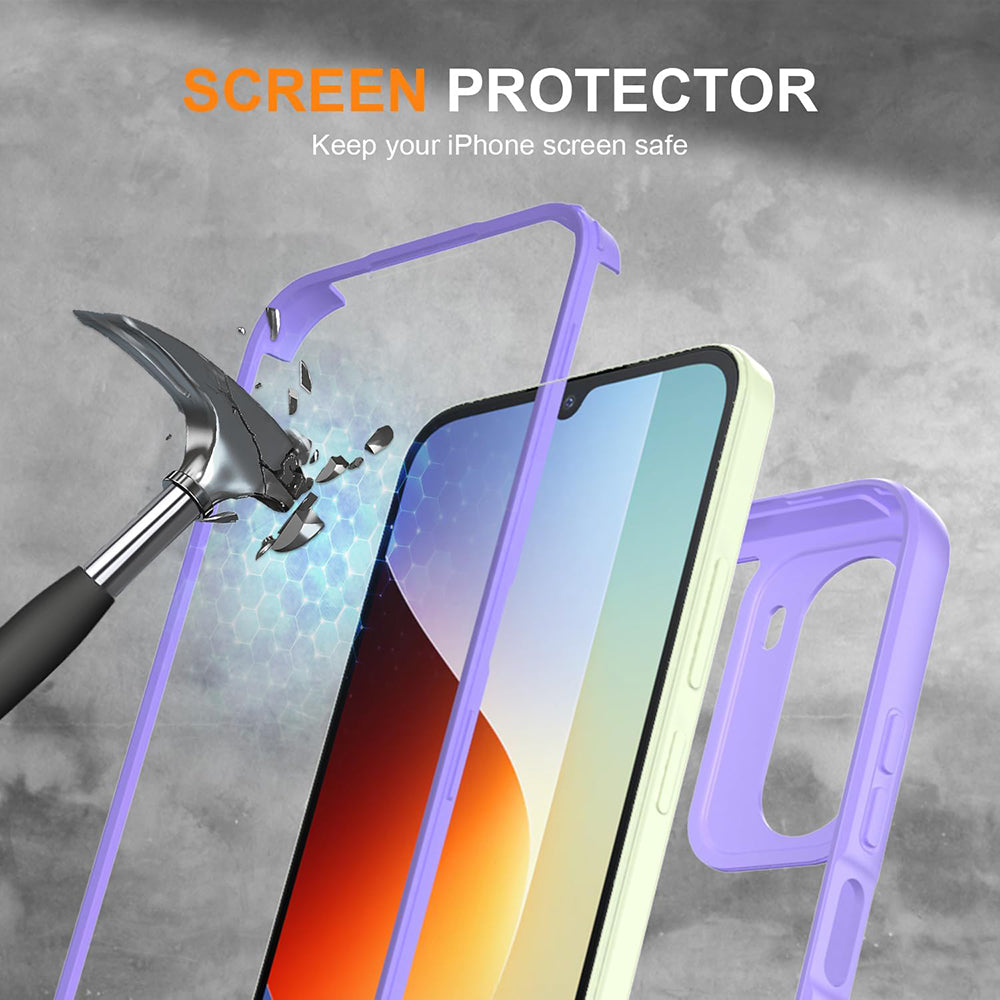 Hülle für Xiaomi Redmi A7 Pro 4G, Techsuit, ColorVerse 360, Lila