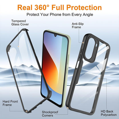 Hülle für Xiaomi Redmi A7 Pro 4G, Techsuit, ColorVerse 360, Schwarz