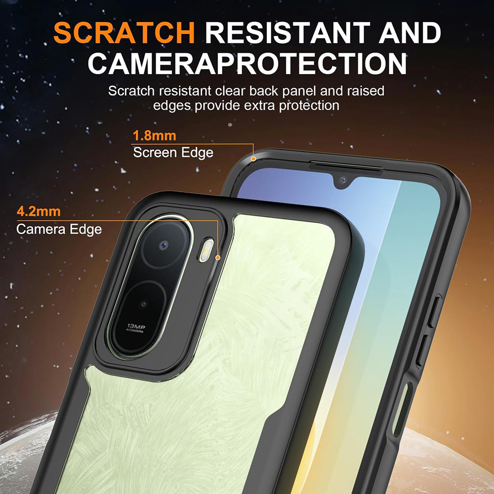 Hülle für Xiaomi Redmi A7 Pro 4G, Techsuit, ColorVerse 360, Schwarz