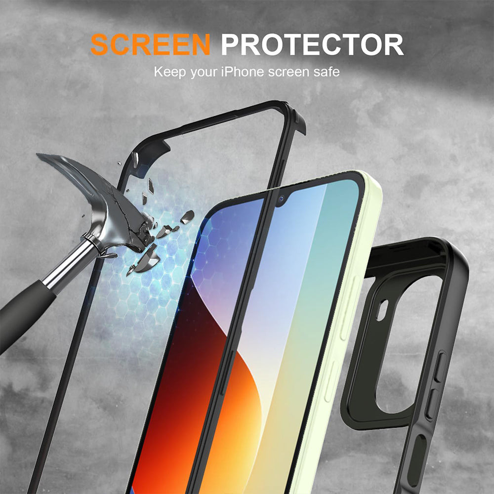 Hülle für Xiaomi Redmi A7 Pro 4G, Techsuit, ColorVerse 360, Schwarz