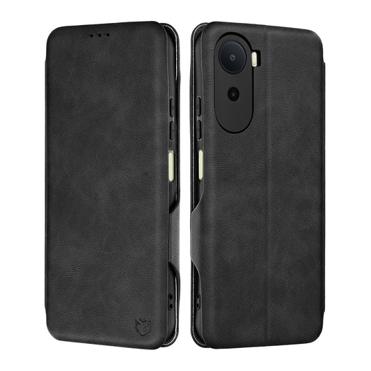 Hülle für Xiaomi Redmi A7 Pro 4G, Techsuit, Safe Wallet Plus, Schwarz