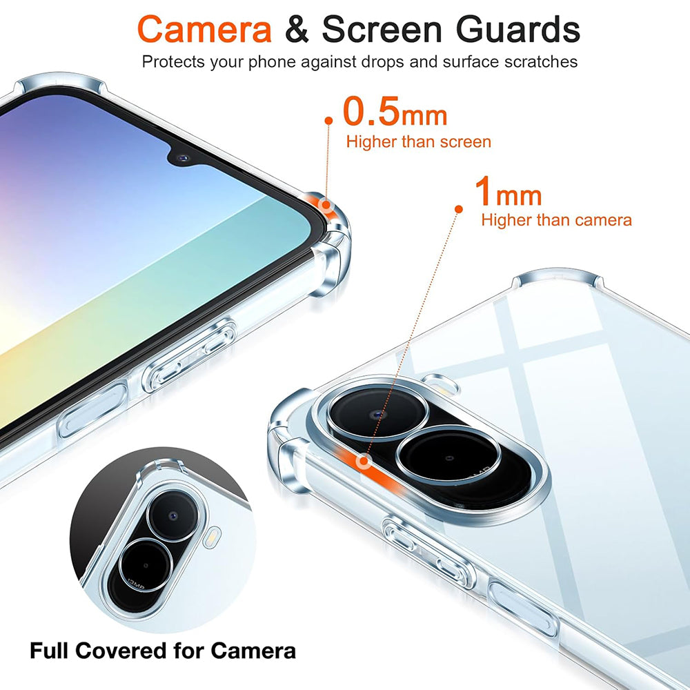 Hülle für Xiaomi Redmi A7 Pro 4G, Techsuit, Shockproof Clear, Transparent