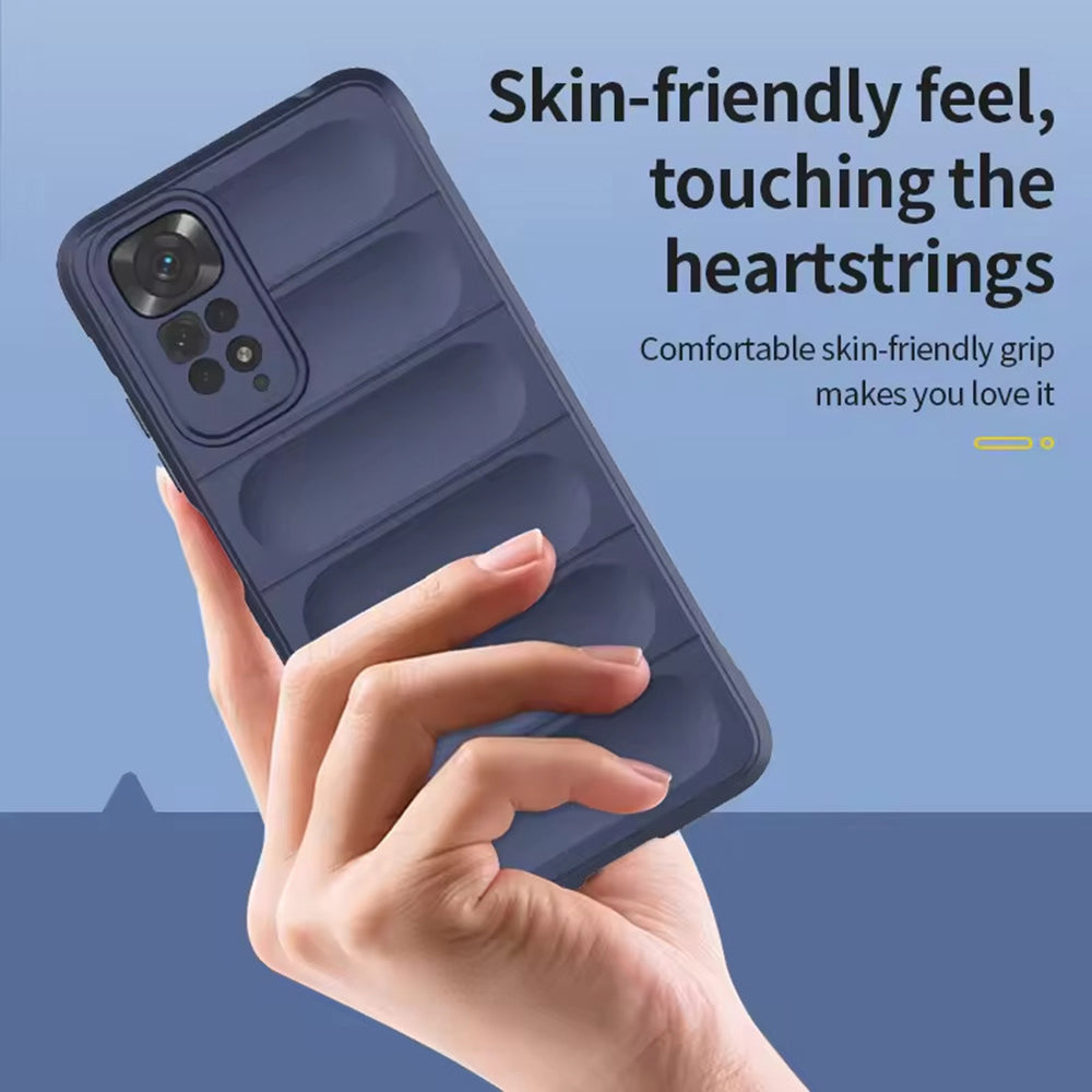Hülle für Xiaomi Redmi Note 11S / Note 11, Techsuit, Magic Shield, Schwarz