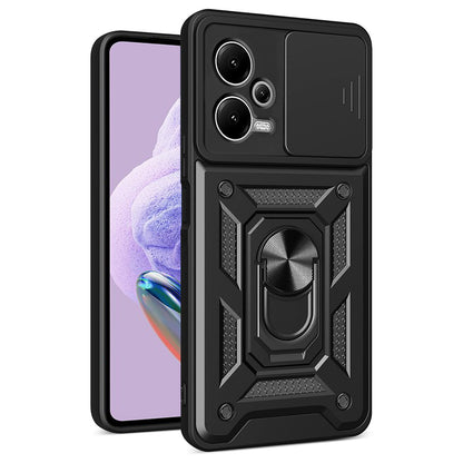 Hülle für Xiaomi Redmi Note 12 Pro+, Techsuit, CamShield, Schwarz