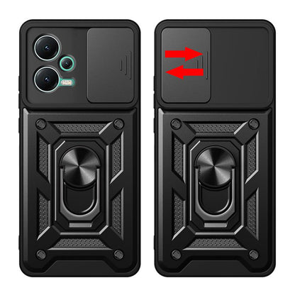 Hülle für Xiaomi Redmi Note 12 Pro+, Techsuit, CamShield, Schwarz