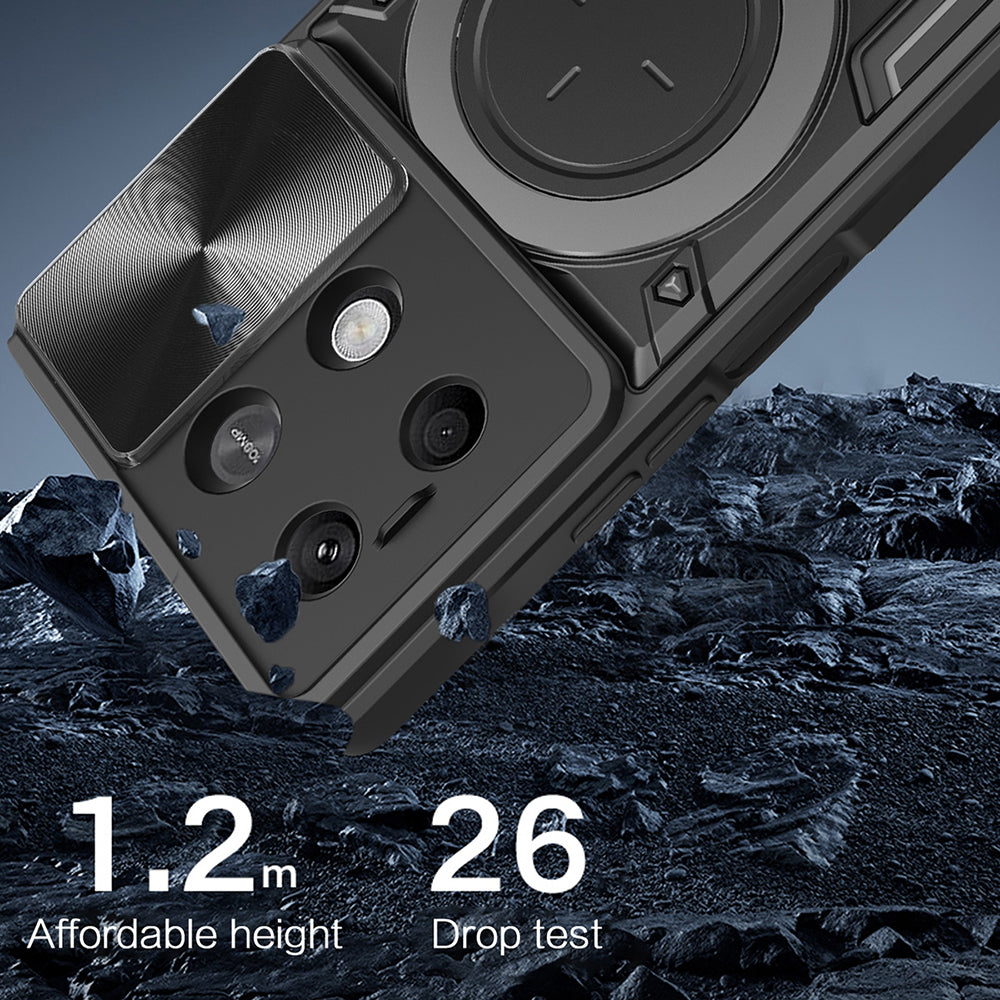 Hülle für Xiaomi Redmi Note 13 4G, Techsuit, CamGuard Pro, Schwarz