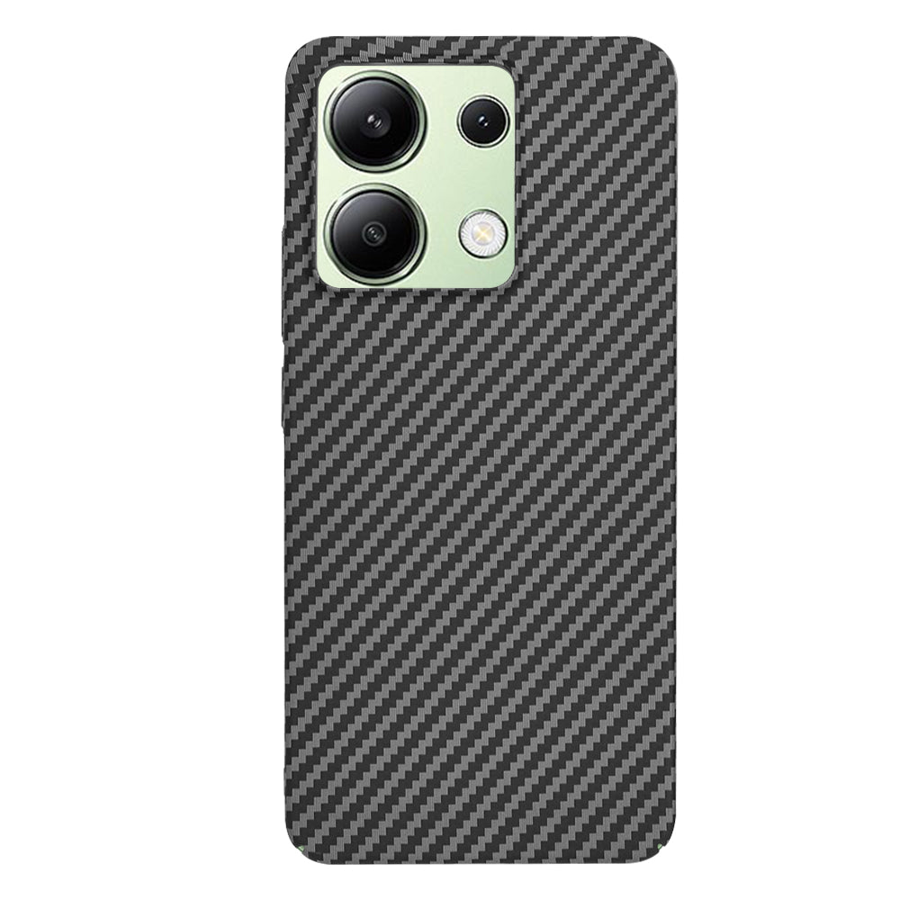 Hülle für Xiaomi Redmi Note 13 4G, Techsuit, Carbonite FiberShell, Schwarz
