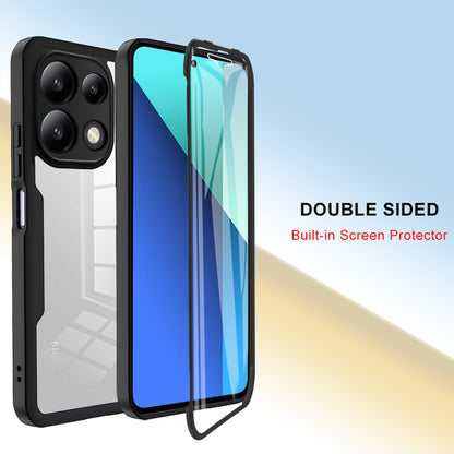 Hülle für Xiaomi Redmi Note 13 4G, Techsuit, ColorVerse 360, Schwarz