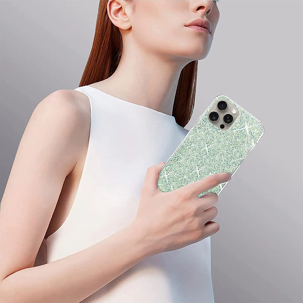 Hülle für Xiaomi Redmi Note 13 4G, Techsuit, Glitzernd, Blau