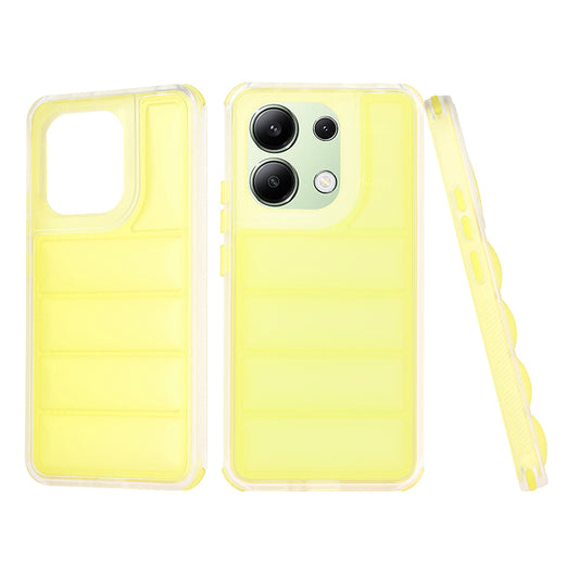 Hülle für Xiaomi Redmi Note 13 4G, Techsuit, Wave Shield, Gelb