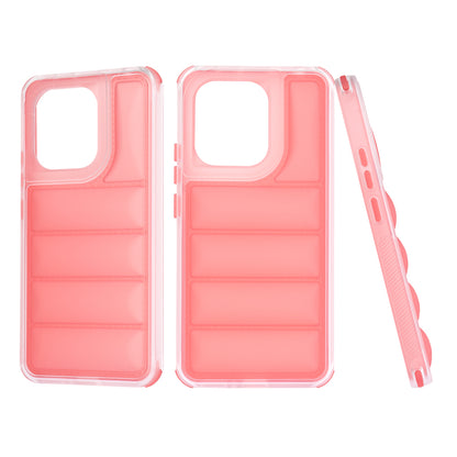 Hülle für Xiaomi Redmi Note 13 4G, Techsuit, Wave Shield, Rot