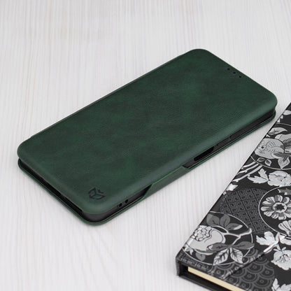 Hülle für Xiaomi Redmi Note 13 5G, Techsuit, Safe Wallet Plus, Grün