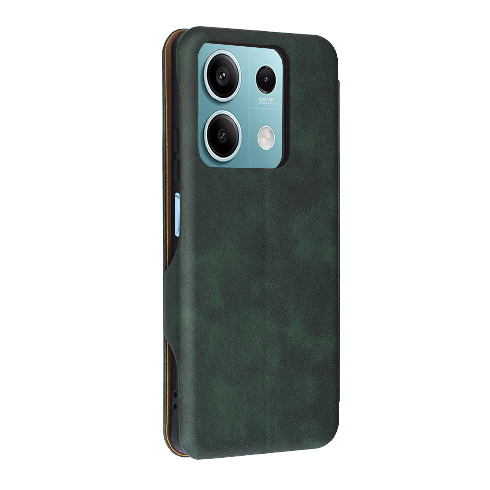 Hülle für Xiaomi Redmi Note 13 5G, Techsuit, Safe Wallet Plus, Grün