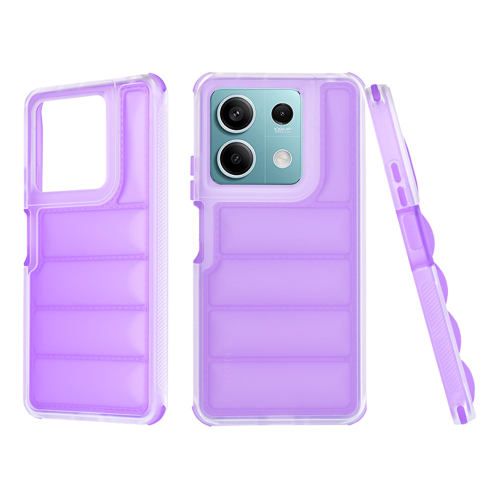 Hülle für Xiaomi Redmi Note 13 5G, Techsuit, Wave Shield, Lila