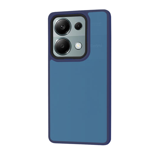 Hülle für Xiaomi Redmi Note 13 Pro 4G / Poco M6 Pro 4G, Techsuit, HaloFrost, Marineblau