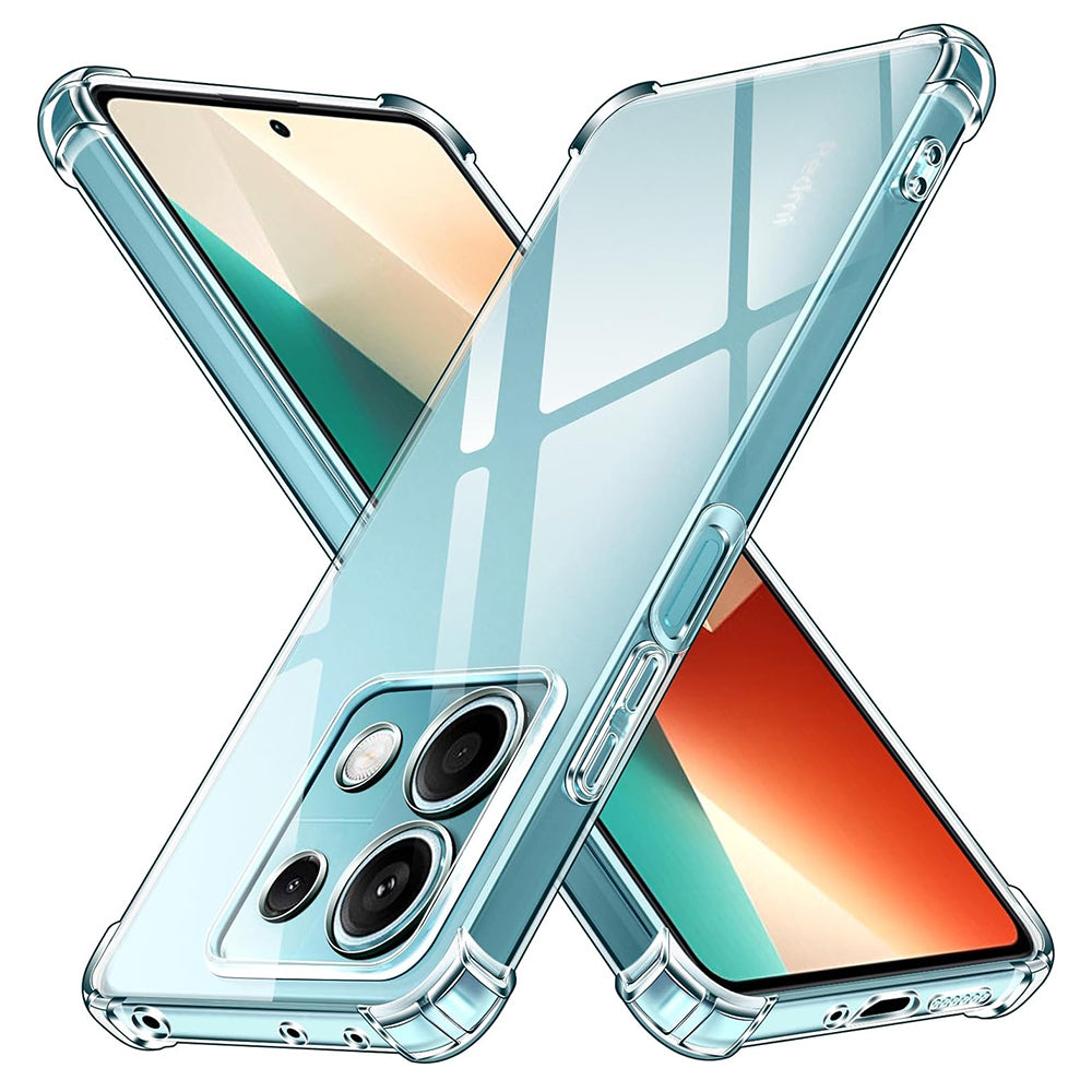 Hülle für Xiaomi Redmi Note 13 Pro 4G / Poco M6 Pro 4G, Techsuit, stoßfest klar, transparent