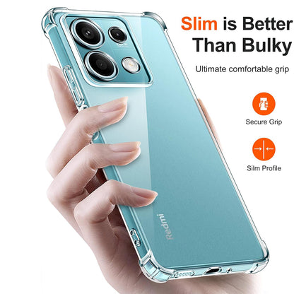 Hülle für Xiaomi Redmi Note 13 Pro 4G / Poco M6 Pro 4G, Techsuit, stoßfest klar, transparent