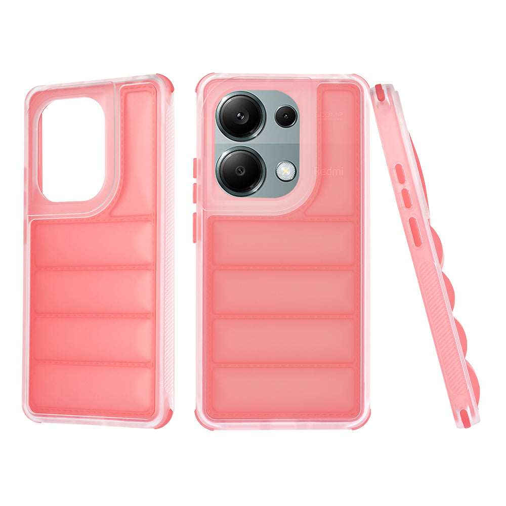 Case for Xiaomi Redmi Note 13 Pro 4G / Poco M6 Pro 4G, Techsuit, Wave Shield, Red