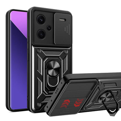 Case for Xiaomi Redmi Note 13 Pro+, Techsuit, CamShield, Black