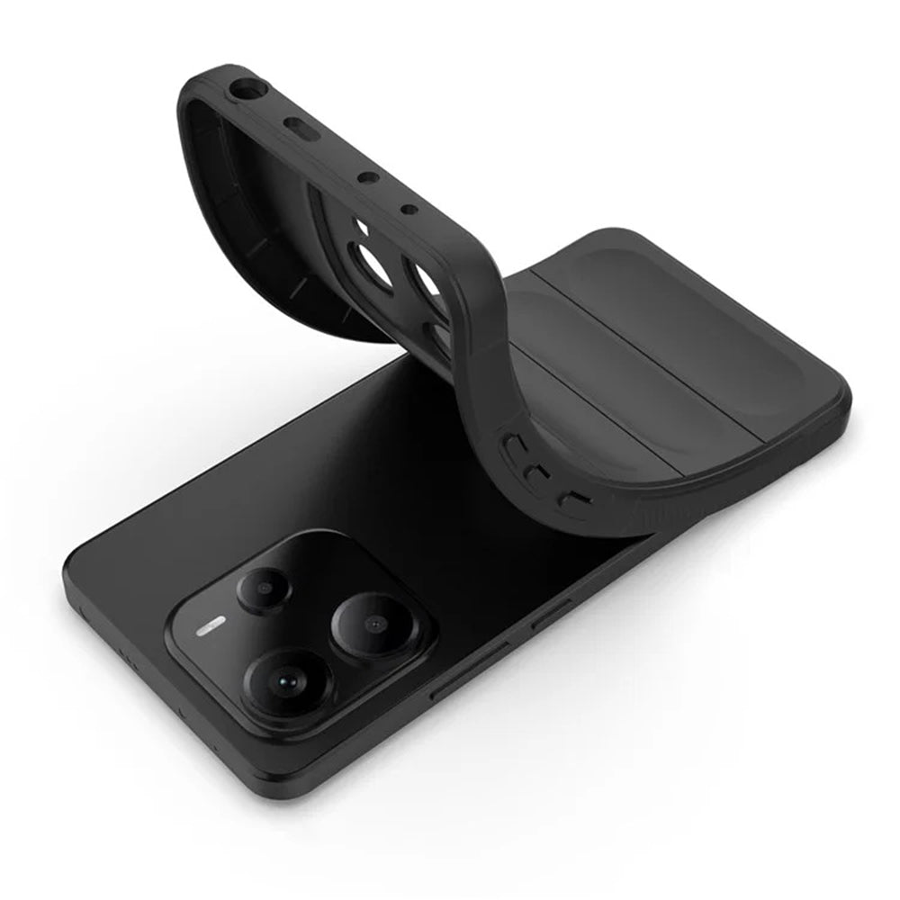 Hülle für Xiaomi Redmi Note 14 4G (Regional), Techsuit, Magic Shield, Schwarz