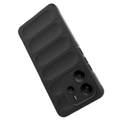 Hülle für Xiaomi Redmi Note 14 4G (Regional), Techsuit, Magic Shield, Schwarz