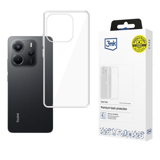 Hülle für Xiaomi Redmi Note 14 4G (Standard), 3MK, Klar, Transparent
