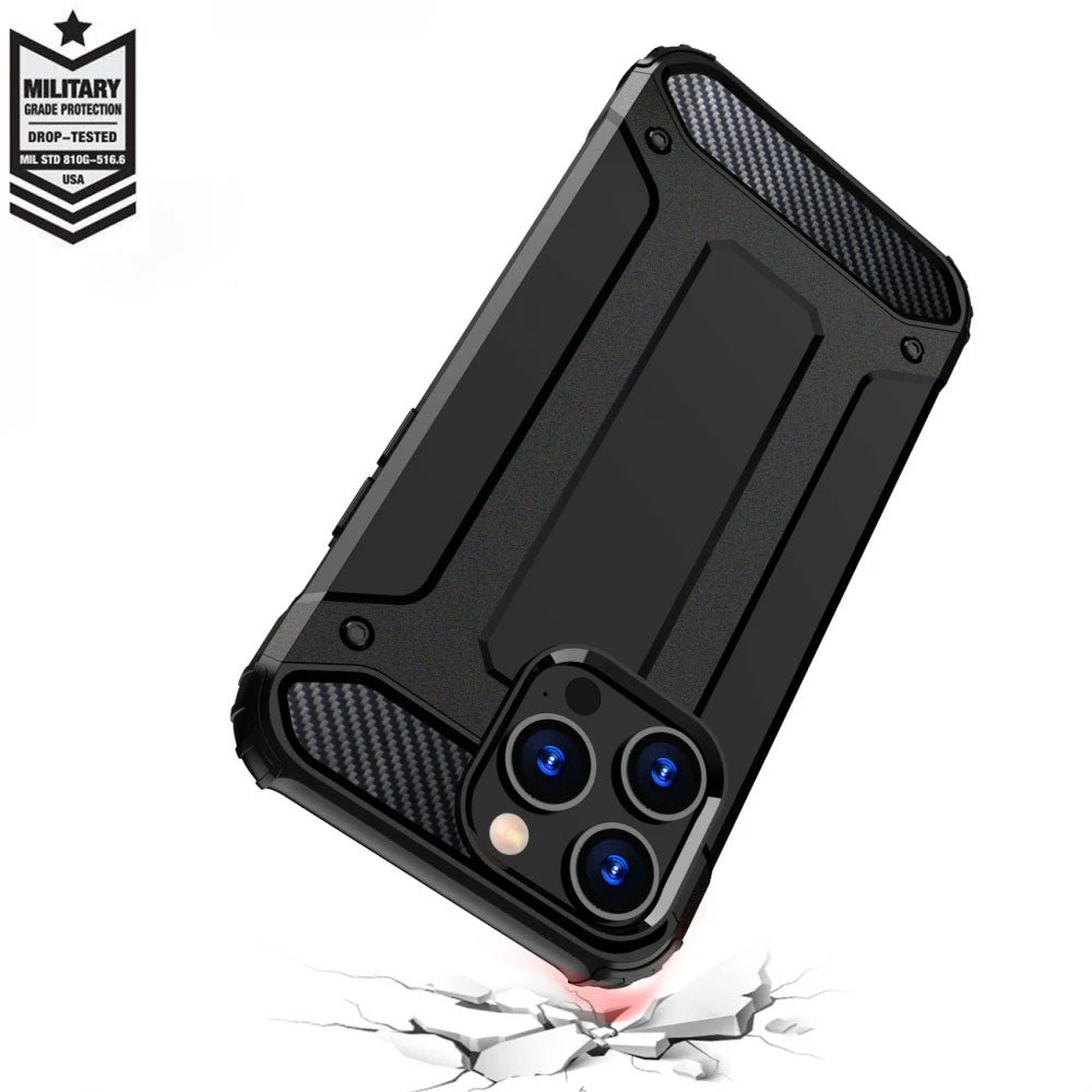 Case for Xiaomi Redmi Note 14 4G (Standard), Techsuit, Hybrid Armor, Black