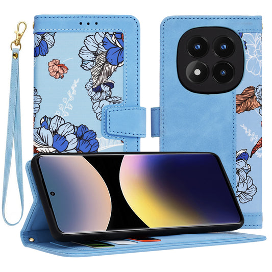 Hülle für Xiaomi Redmi Note 14 Pro 4G, Techsuit, FlipCraft, Blau