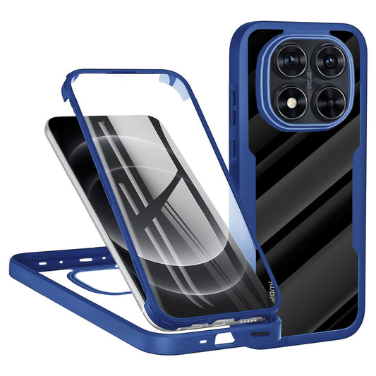 Hülle für Xiaomi Redmi Note 14 Pro+ 5G / Note 14 Pro 5G / Poco X7, Techsuit, ColorVerse 360, Blau