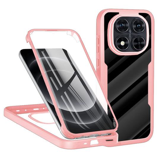 Hülle für Xiaomi Redmi Note 14 Pro+ 5G / Note 14 Pro 5G / Poco X7, Techsuit, ColorVerse 360, Rosa