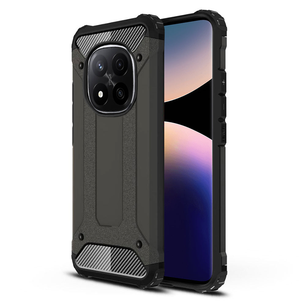 Hülle für Xiaomi Redmi Note 14 Pro+ 5G, Techsuit, Hybrid Armor, Schwarz
