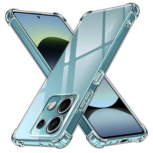 Hülle für Xiaomi Redmi Note 14S, Techsuit, stoßfest klar, transparent
