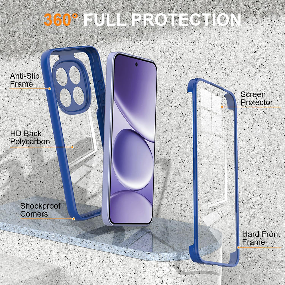 Hülle für Xiaomi Redmi Note 15 Pro 4G, Techsuit, ColorVerse 360, Blau