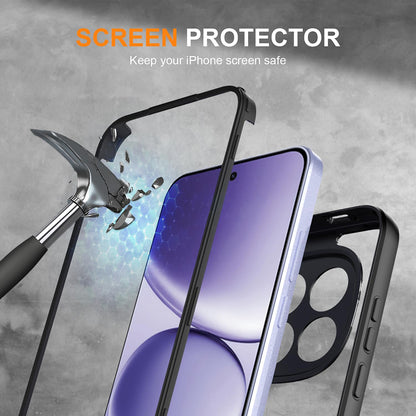 Hülle für Xiaomi Redmi Note 15 Pro 4G, Techsuit, ColorVerse 360, Schwarz