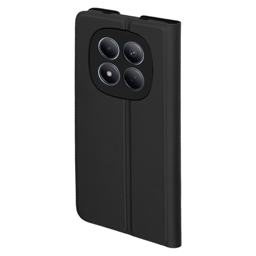 Hülle für Xiaomi Redmi Note 15 Pro 4G, Techsuit, Magskin Book, Schwarz