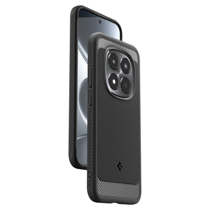 Hülle für Xiaomi Redmi Note 15 Pro 5G, Spigen, Rugged Armor, Mattschwarz ACS10460