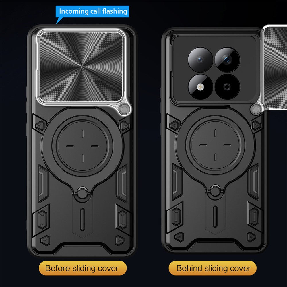 Hülle für Xiaomi Redmi Note 15 Pro 5G, Techsuit, CamGuard Pro, Lila