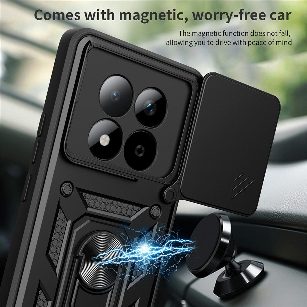 Hülle für Xiaomi Redmi Note 15 Pro 5G, Techsuit, CamShield, Schwarz