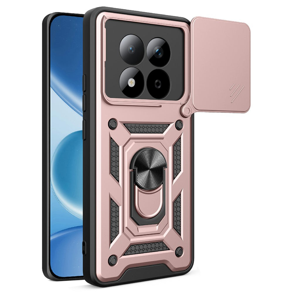 Hülle für Xiaomi Redmi Note 15 Pro 5G, Techsuit, CamShield, Roségold