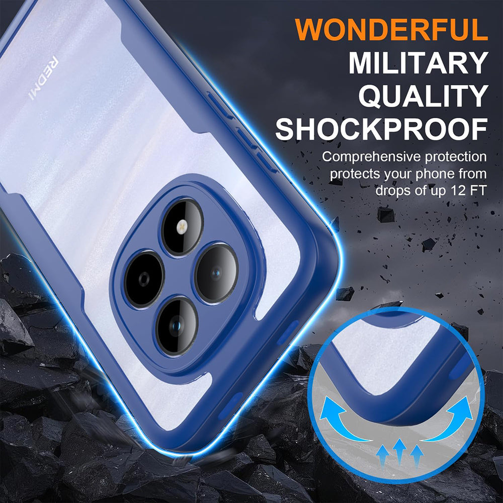 Hülle für Xiaomi Redmi Note 15 Pro 5G, Techsuit, ColorVerse 360, Blau