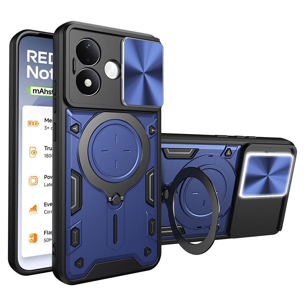 Hülle für Xiaomi Redmi Note 17 4G / Note 17 5G, Techsuit, CamGuard Pro, Blau
